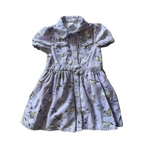 Gymboree Equestrian Horse Corduroy Dress